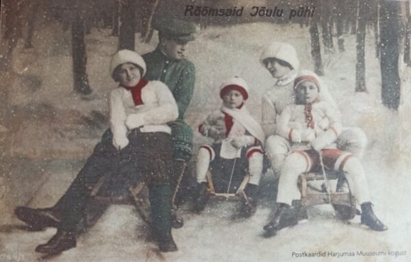 Postkaart "Rõõmsaid Jõulu pühi"