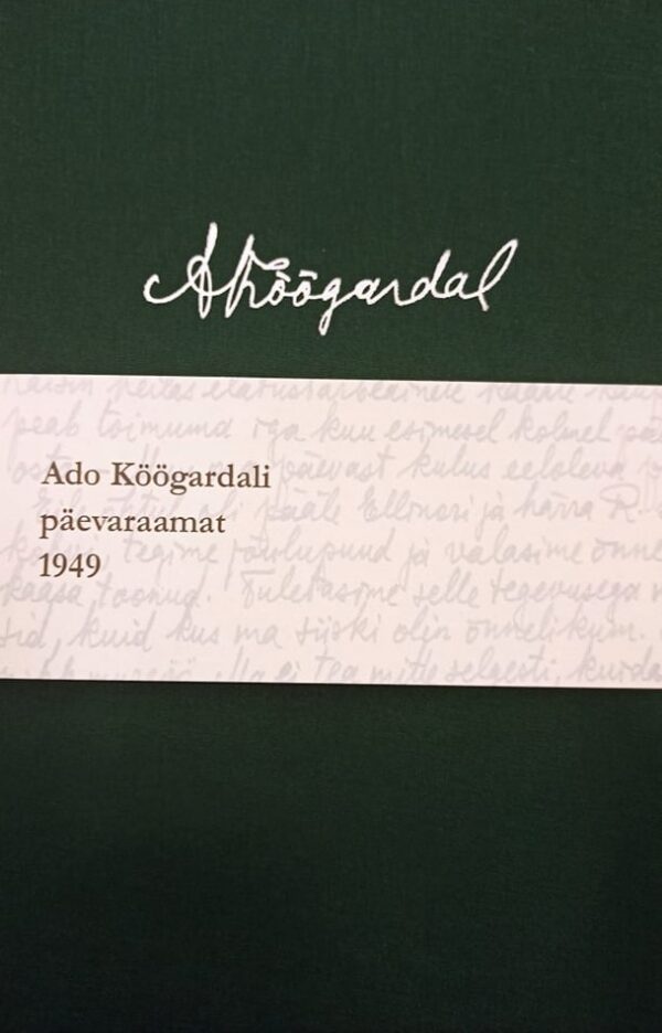 Ado Köögardali päevaraamat 1949
