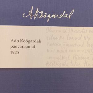 Ado Köögardali päevaraamat 1925